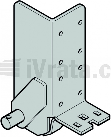 Držák lana na spodní sekci 80mm s přímým pohonem, pravý, zinek