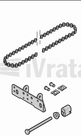 Ozubený pás (bez spojky) pro vedoucí kolejnici FS10-K