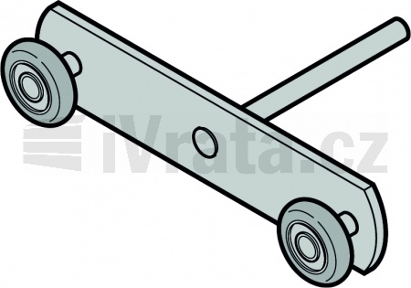 Tandemová rolna Ø 11,9 náprava, nerez