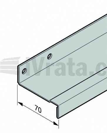 Výztuha vratového křídla 70, sekce 42 a 67mm