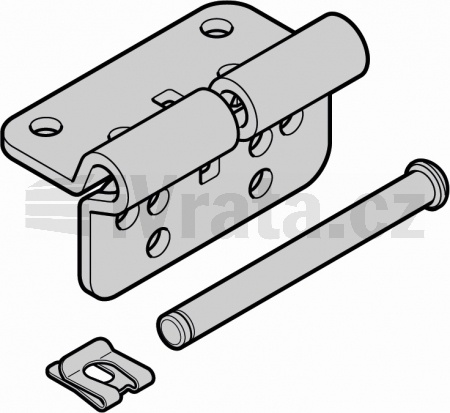 Držák jezdce motorové dráhy, na horní panel