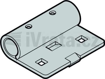 Držák rolny, s vložkou pro tichý chod RH015, zinek