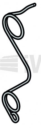 Pružina pro posuvnou zástrč typ S