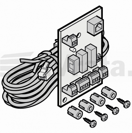 Karta adaptéru pro EL 61, světelné mříže nebo bezpečnostní zařízení jiných výrobců