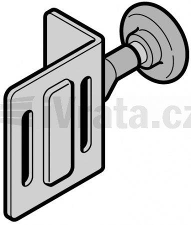 Držák rolny, horní, s rolnou, Typ kování L, BL