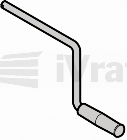 Nouzové ruční klikové pohony S14-S55, DD17-DD180, K20-K60, Ø 12 mm, poloměr kliky 110 mm