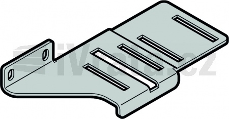 Výztuha bočního pantu pro dlouhé rolny, pravá, zinek