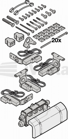 Ochrana proti vytažení EZS-300; WA 300 R S4 integrované ovládání, 300, 360