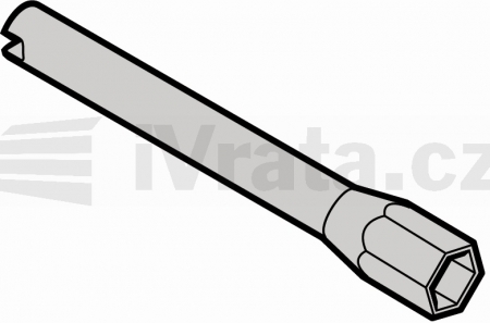 Servisní a montážní adaptér SMA s šestihranem 13 mm, pohony S14-S55, DD17-DD65, K20-K60, rozšířené
