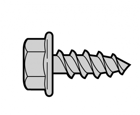 Šestihranný šroub do plechu 6,5x20